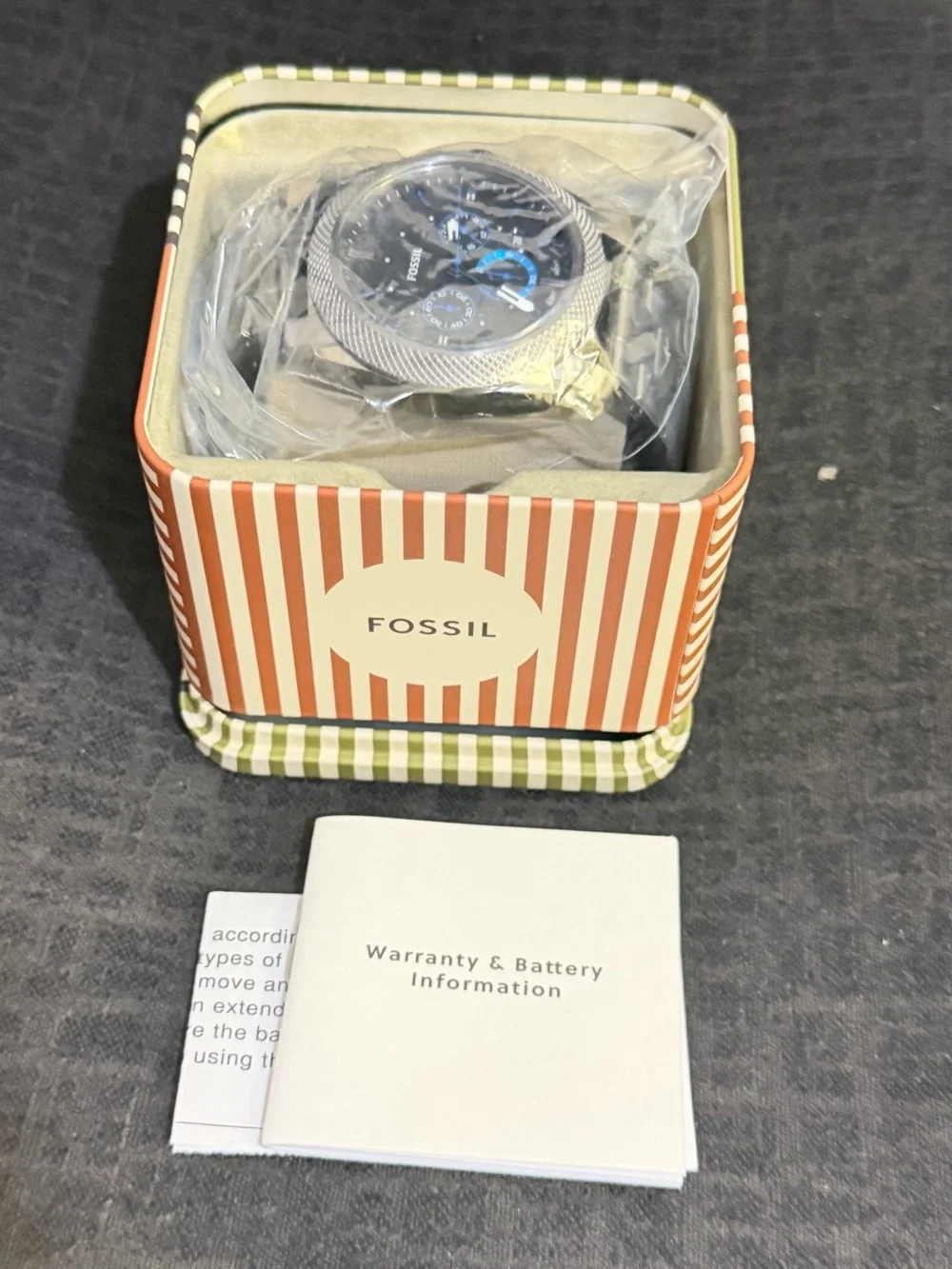 Fossil Men Machine Quartz Stainless Steel Watch